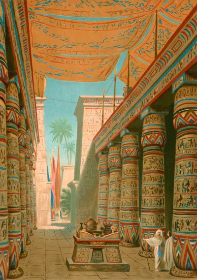 Interiör av ett palats av en egyptisk härskare av Dionisio Baixeras Verdaguer