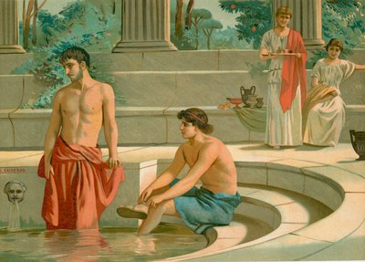 Telemachus na Pisistratus katika jumba la Menelaus Seed av Dionisio Baixeras Verdaguer