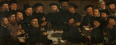 Bankett för arton gardister från Squad L, Amsterdam 1566, känd som 