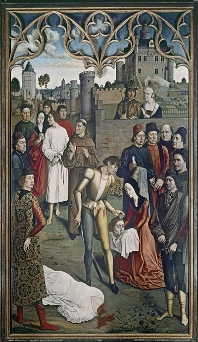 The Justice of the Emperor Otto: The Execution of the Innocent Man, 1473-75 (se även 3672) av Dirck Bouts