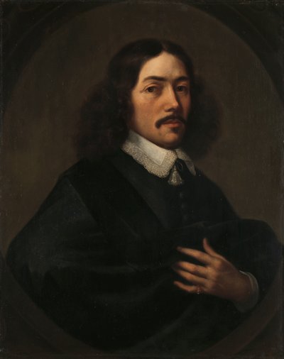 Porträtt av en man, tros vara Bartholomeus Vermuyden (1616/17-1650) av Dirck Craey