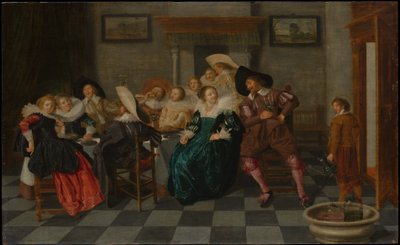 En bankett av Dirck Hals