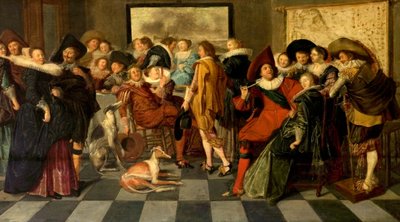 Ett holländskt parti, ca 1620 av Dirck Hals