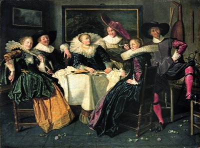 Merry Company av Dirck Hals