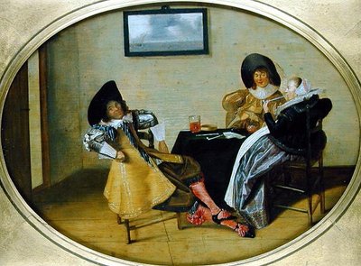 Social sammankomst av Dirck Hals