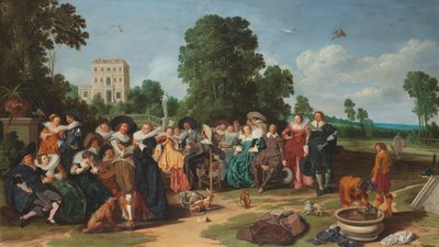 Fête champêtre av Dirck Hals