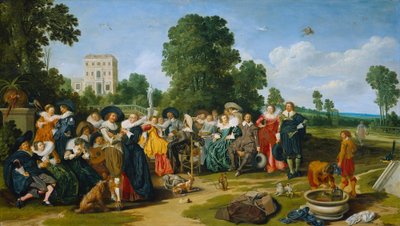 Fête champêtre av Dirck Hals