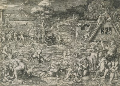 Syndfloden, 1544. av Dirck Vellert