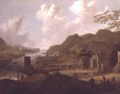 En italiensk mynning av Dirck Verhaert
