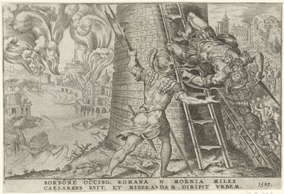 Stormningen av Rom, 1527 Overwinningen van Karel V (serietitel) Karl den store V. imp. välja. max. seger, den viktigaste av många (serietitel) av Dirck Volckertsz. Coornhert
