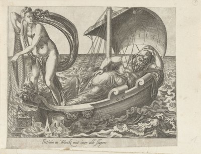 Förmögenhet gynnar inte dem som somnar; Tålamod som Victor of Fortune Inte alla loafers har tur Fortune och Waeckt inte för alla som sover (titel på objekt) Ordspråk om Fortuna (serietitel) av Dirck Volckertsz. Coornhert