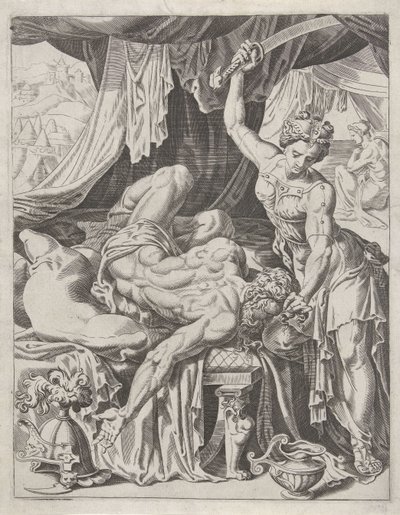 Judith skär av Holofernes huvud Damlistor (serietitel) av Dirck Volckertsz. Coornhert
