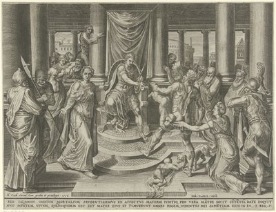 Salomos dom av Dirck Volckertsz. Coornhert