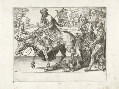 Tobias triumf Triumph of Patience (serietitel) Patientiae Trivmphvs (serietitel) av Dirck Volckertsz. Coornhert