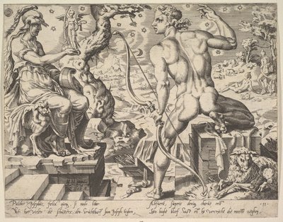 Joseph, från serien De tolv patriarkerna, 1550. av Dirck Volkertsen Coornhert
