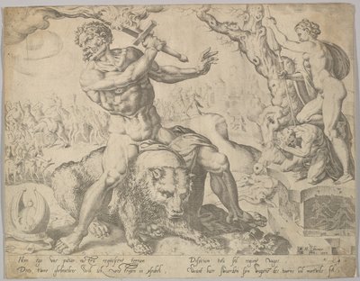Levi, från serien De tolv patriarkerna, 1550. av Dirck Volkertsen Coornhert