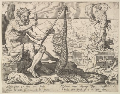 Zebulon, från serien De tolv patriarkerna, 1550. av Dirck Volkertsen Coornhert