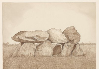 Dolmen nära Tynaarlo av Dirk Arnoldus Tavenraat