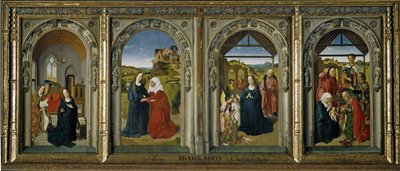 Fyra scener ur Jungfruns liv, ca 1442-1445 av Dirk Bouts
