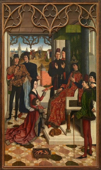 Kejsar Otto III:s rättvisa: eldprov, 1471-1475 av Dirk Bouts