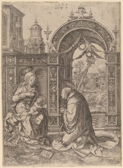 Sankt Bernards vision av Dirk Jacobsz Vellert
