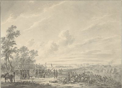 Schelde befäst av franska trupper av Dirk Langendijk