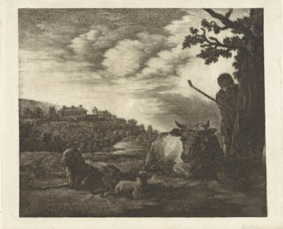 Landskap med en herde av Dirk van der Toorn