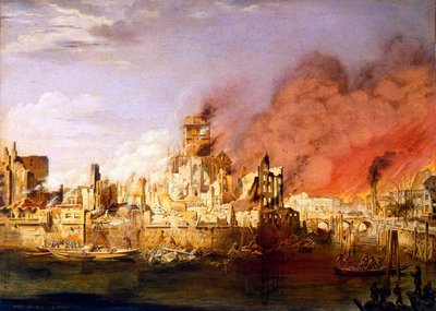 Den stora branden i Hamburg den 5 maj 1842