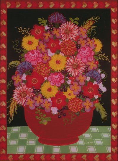 Skål med blommor av Ditz