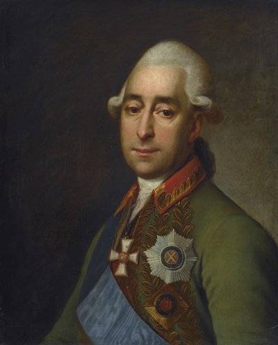 Fältmarskalk Prins Alexander Alexandrovich Prozorovsky 1732-1809 av Dmitri Grigorievich Levitsky