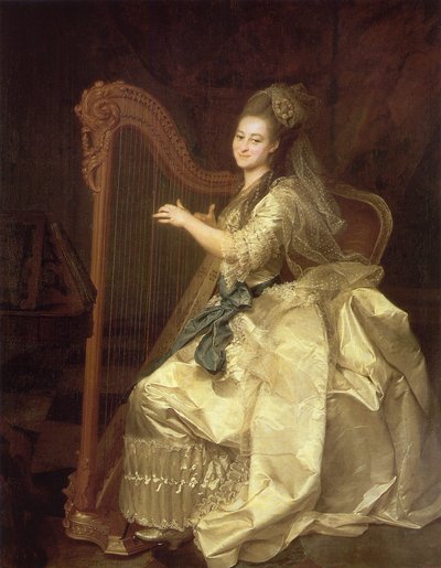 Porträtt av Glaphira Ivanovna Alymova 1758-1826, 1776 av Dmitri Grigorievich Levitsky