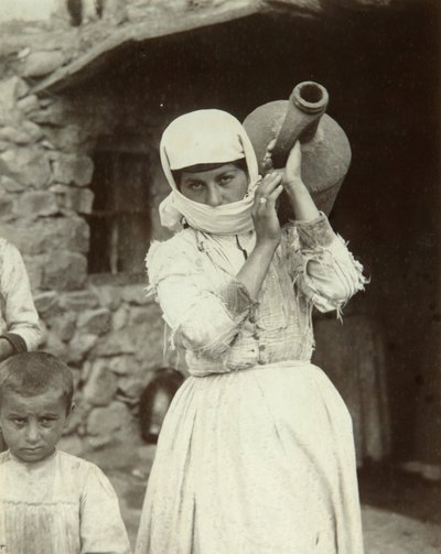 Armenisk lanttjej, Jerevan (s/v foto) av Dmitri Ivanovich Yermakov