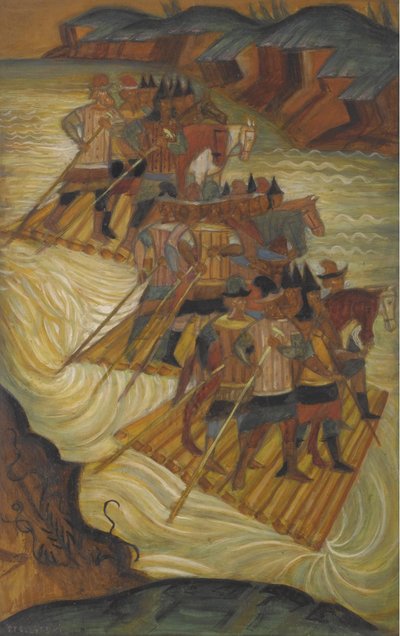 Korsar floden av Dmitri Semyonovich Stelletsky