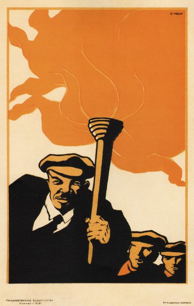 Lenin, 1919 av Dmitriy Stakhievich Moor