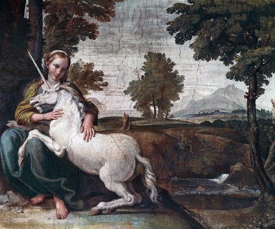 En jungfru med en enhörning av Domenichino