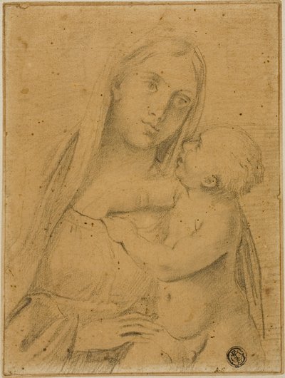 Jungfru och barn av Domenichino
