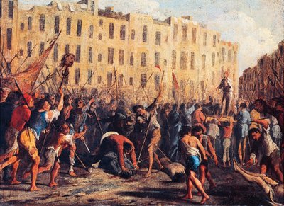 Mordet på fader Giuseppe Carafa, 10 juli av Domenico Gargiulo