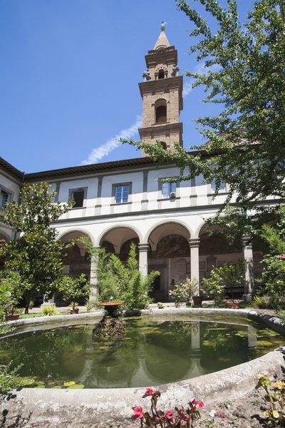 Arkitektur: utsikt över de dödas kloster av Domenico Baglioni