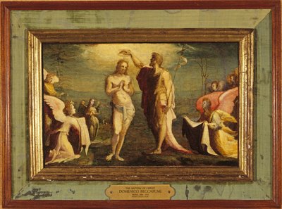 Beccafumi - Kristi dop, 1528 av Domenico Beccafumi