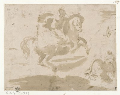Den helige Georgs drakkamp av Domenico Beccafumi
