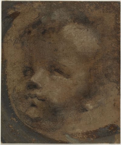 Huvud av en putto av Domenico Beccafumi