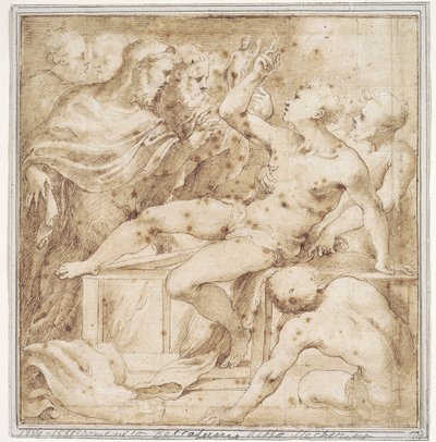 Lawrences martyrskap av Domenico Beccafumi
