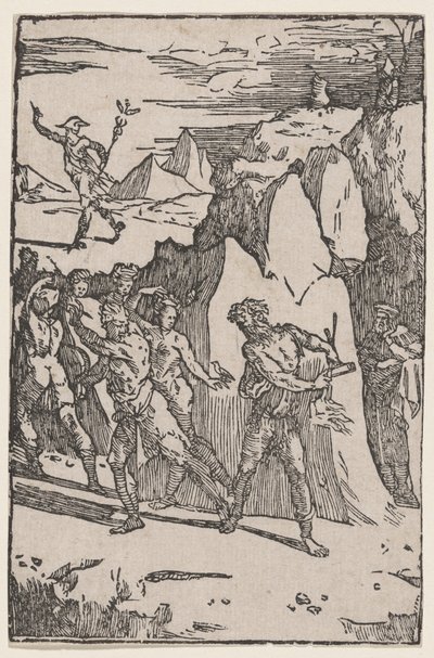 Metallerna som flyr från Vulcan av Domenico Beccafumi