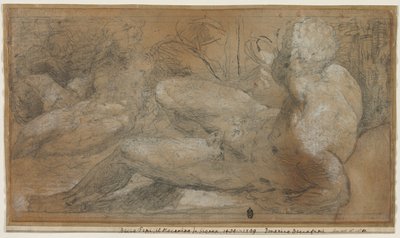 Tre manliga nakenbilder, ca. 1540-1547. av Domenico Beccafumi