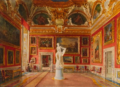 Sala di Giove på Pitti-palatset i Florens, 1875. av Domenico Caligo