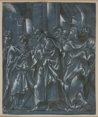 Hyllningspengarna av Domenico Campagnola