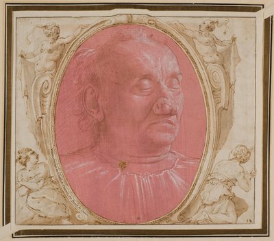 Huvudet av en gammal man av Domenico Ghirlandaio