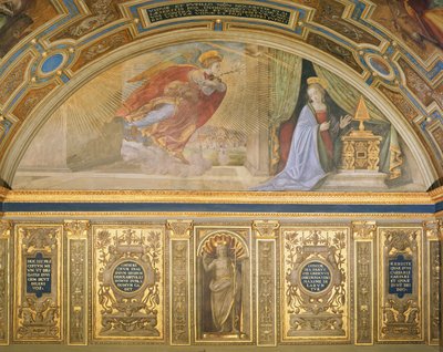 Bebådelsen av Domenico Ghirlandaio