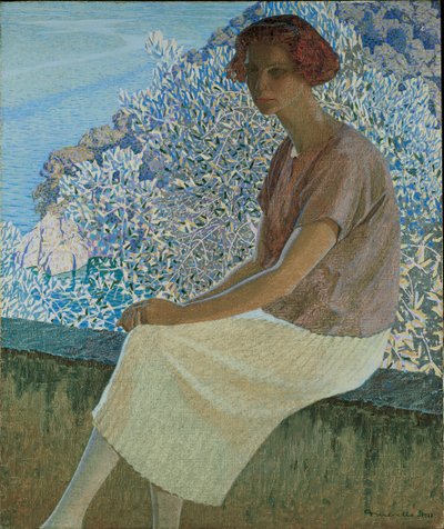 Argent lugnt. Porträtt av Alma Fidora, 1922. av Domenico Guerello