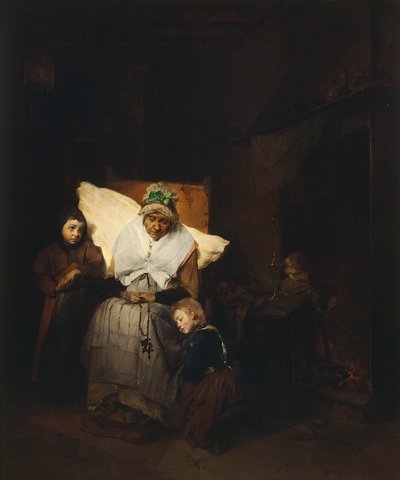 Radbandet, av Domenico Induno av Domenico Induno